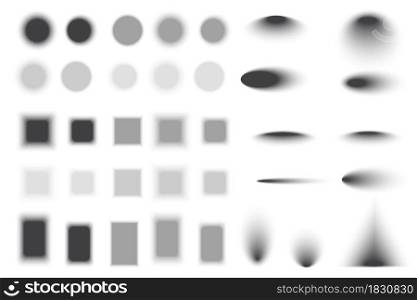 A lot of realistic geometric figure transparent grey with shadow effects. Line art. Vector illustration. Stock image. EPS 10.. A lot of realistic geometric figure transparent grey with shadow effects. Line art. Vector illustration. Stock image.
