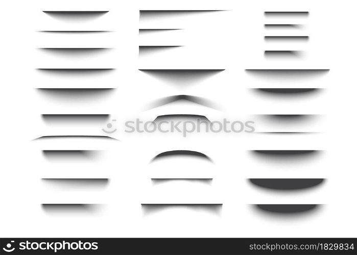A lot of realistic line transparent grey with shadow effects. Template design. Vector illustration. Stock image. EPS 10.. A lot of realistic line transparent grey with shadow effects. Template design. Vector illustration. Stock image.