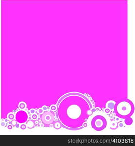 A magenta background based on circles to be used with additional text