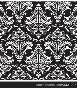 A seamless pattern design illustrated with gothic style, great for backgound design.
