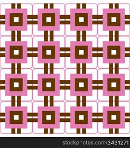 A seamless pattern design of square boxes arranged organizely, works great as background design.