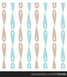 A seamless pattern inspired from water drop with the color of water and soil.