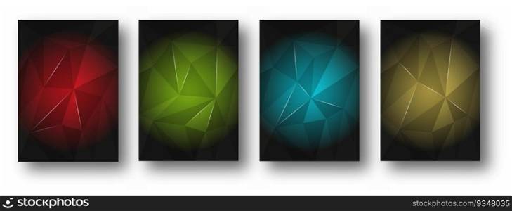 A set of colored backgrounds for creative design and creative ideas