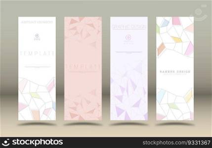 A set of layouts for a creative idea of graphic linear design. Template for the design of a cover, booklet or brochure. A creative idea for an individual interior, decoration and creative design