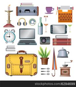 A set of vector elements of the household that may be needed in the journey
