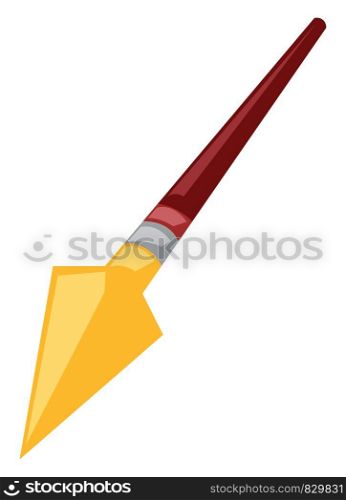 A spear weapon vector or color illustration