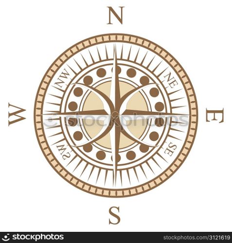 a special design of compass rose