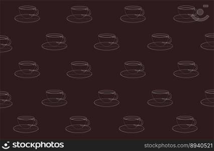 a texture pattern background for a cafe or restaurant from coffee cups for the kitchen. texture pattern background for a cafe or restaurant from coffee cups for the kitchen