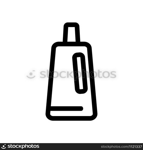 a tool for cleaning the vector icon. A thin line sign. Isolated contour symbol illustration. a tool for cleaning the vector icon. Isolated contour symbol illustration