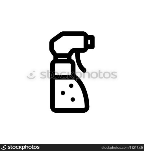 A tool for washing the windows of the vector icon. A thin line sign. Isolated contour symbol illustration. A tool for washing the windows of the vector icon. Isolated contour symbol illustration