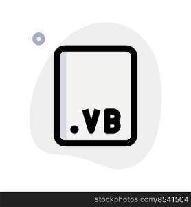 A V8 file is a project item file written in the visual Basic language
