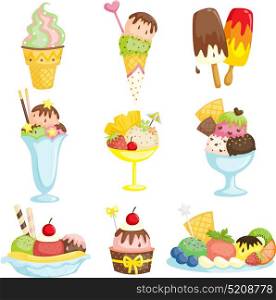 A vector illustration of delicious ice cream