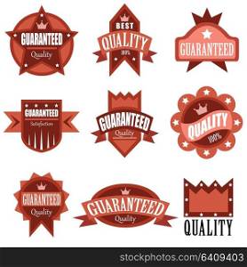 A vector illustration of high quality label designs
