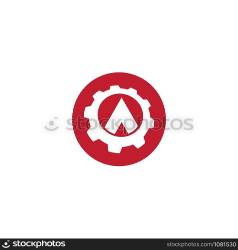 A vector logo icon symbol adesign template illustration