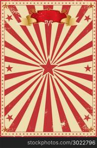 A vintage circus poster for your show
