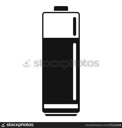 Aaa battery icon simple vector. Lithium power. Cell electric. Aaa battery icon simple vector. Lithium power