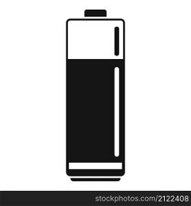 Aaa battery icon simple vector. Lithium power. Cell electric. Aaa battery icon simple vector. Lithium power