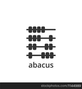 Abacus icon design template vector isolated illustration. Abacus icon design template vector isolated