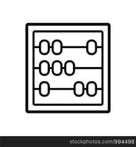 abacus icon vector design template