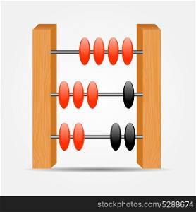 abacus icon vector illustration