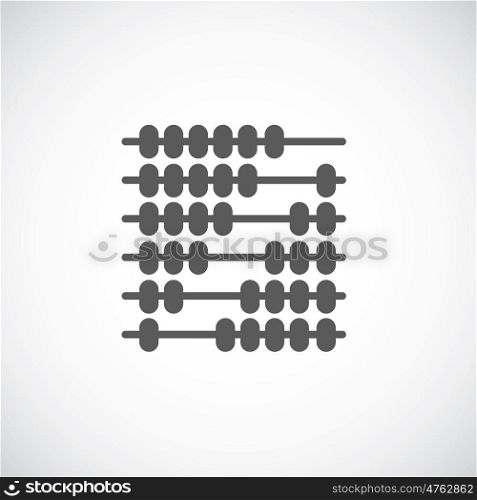 Abacus Sign Symbol Icon Vector Illustration EPS10. Abacus Sign Symbol Icon Vector Illustration