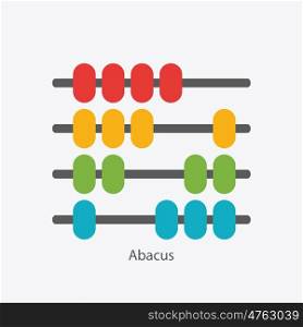 Abacus Sign Symbol Icon Vector Illustration EPS10. Abacus Sign Symbol Icon Vector Illustration