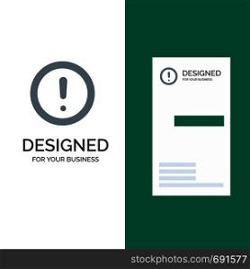 About, Info, Note, Question, Support Grey Logo Design and Business Card Template