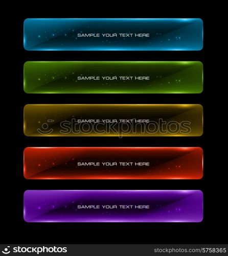 AbsAbstract colorful glowing options. Useful for presentations or web design.tract colorful glowing options. Useful for presentations or web design.. Abstract colorful glowing options.