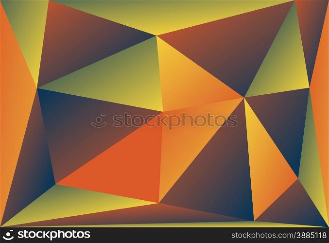 Absract background color triangles vector gradient EPS10 illustration.