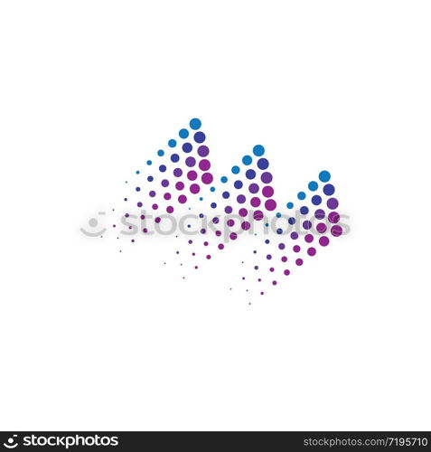 Absract dots Logo Template vector symbol nature