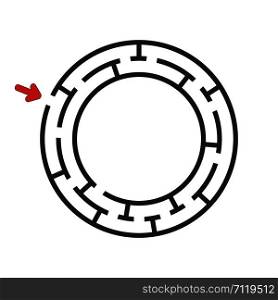 Abstact labyrinth. Game for kids. Puzzle for children. Maze conundrum. Vector illustration.. Abstact labyrinth. Game for kids. Puzzle for children. Maze conundrum. Vector illustration