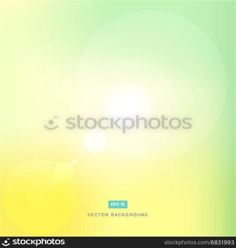 abstarct background or green pastel nature and flare nature vector