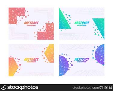 Abstrack background line layer complex with geometric shape. vector illustration