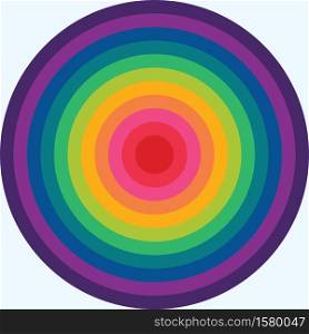 Abstrack beauty Rainbow Background vector illustration design