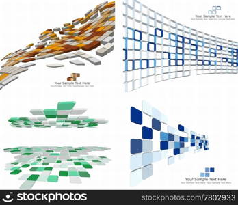 Abstract 3d checked business background for use in web design