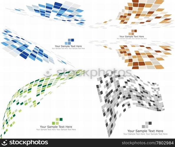 Abstract 3d checked business background for use in web design