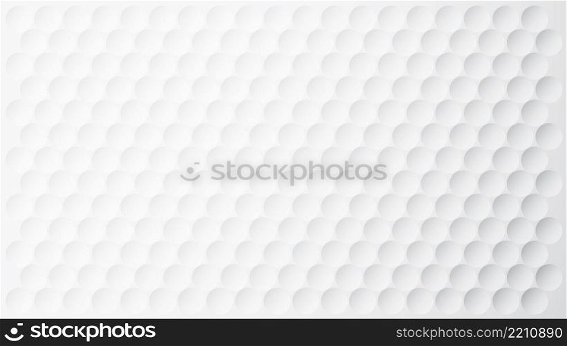Abstract 3d modern circle background. White and grey geometric pattern texture. vector art illustration