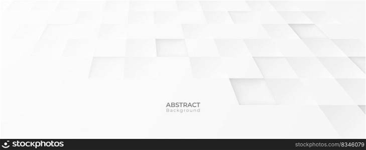 Abstract 3d modern square banner background. Geometric pattern texture. vector art illustration 