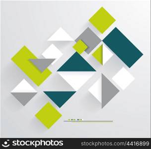 Abstract 3D Paper Graphics