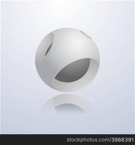 Abstract 3d sphere.
