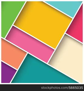 Abstract 3d square background, colorful tiles, geometric, vector illustration