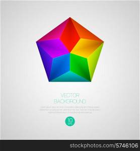 Abstract 3d triangular background. Vector illustration EPS 10. 3d triangular background. Vector illustration