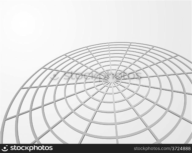 Abstract 3D web vector background with copy space.