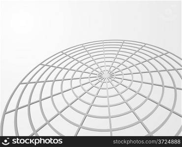 Abstract 3D web vector background with copy space.