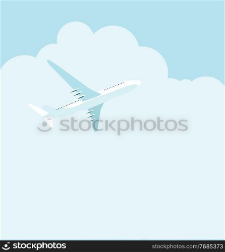 Abstract Airplane Transportation Background. Vector Illustration. Abstract Airplane Transportation Background. Vector Illustration EPS10