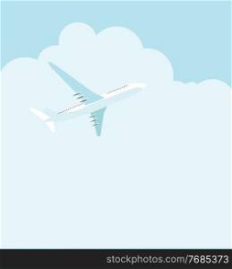Abstract Airplane Transportation Background. Vector Illustration. Abstract Airplane Transportation Background. Vector Illustration EPS10
