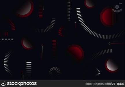 Abstract aluninum geometric lines object style artwork template. Luxury style of template decorative background. Illustration vector