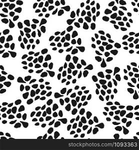 Abstract animal fur seamless pattern on white background. Simple design for fabric, textile print, wrapping paper, textile. Vector illustration. Abstract animal fur seamless pattern on white background.