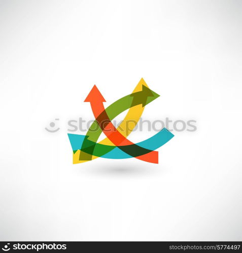Abstract arrow icon