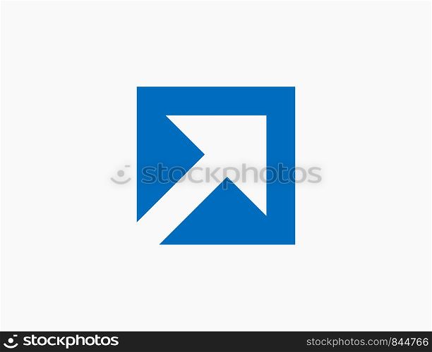 Abstract Arrow Logo Template Icon Vector Illustration